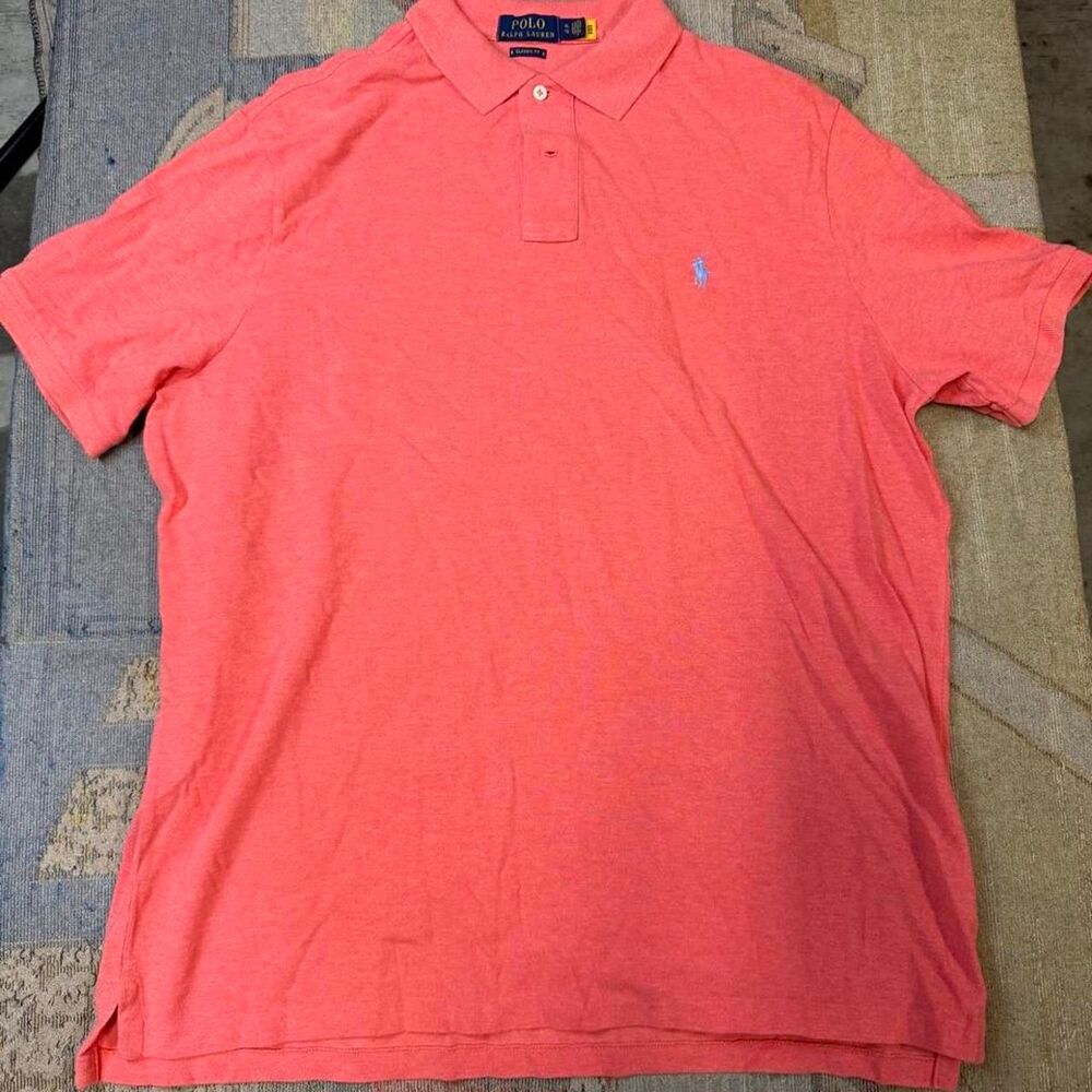 Polo-ralph-lauren Men's Pink and Orange Polo-shirts